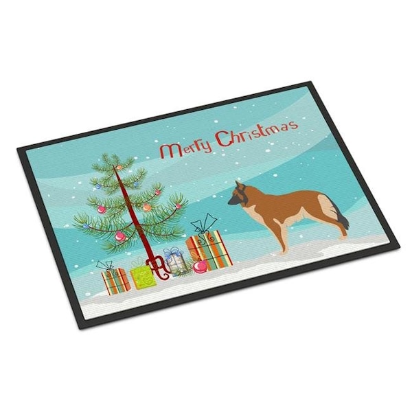 Carolines Treasures BB8465JMAT Belgian Tervuren Christmas Indoor or Outdoor Mat; 24 x 36 in. BB8465JMAT - main